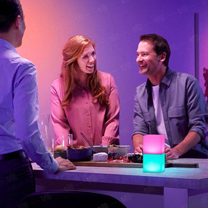 Mini vuông ánh sáng ban đêm đầy màu sắc sáng khối nhỏ ánh sáng Dimmable trang trí nội thất ánh sáng - Product Image 4