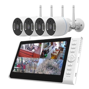 Système <span class=keywords><strong>de</strong></span> Caméras <span class=keywords><strong>de</strong></span> <span class=keywords><strong>Surveillance</strong></span> avec Kit <span class=keywords><strong>NVR</strong></span> Wifi Sans Fil 2MP 1080P, Ensemble <span class=keywords><strong>de</strong></span> Caméras <span class=keywords><strong>de</strong></span> Sécurité CCTV Extérieures Intelligentes pour la Maison, Chargeur <span class=keywords><strong>de</strong></span> Caméra - Product Image 1