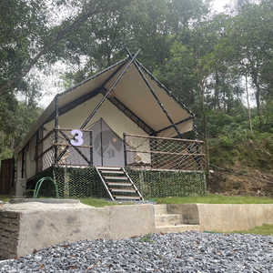 Vente chaude Tente de safari en toile PVC de style européen 5m x 7m Tente de camping en plein air Tente de luxe pour hôtel Glamping <span class=keywords><strong>à</strong></span> <span class=keywords><strong>vendre</strong></span> - Product Image 5