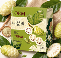 Poudre de fruit de Noni personnalisée pour adultes 180g 18 sachets Supplément alimentaire super-alimentaire antioxydant quotidien pur et naturel à base de baies