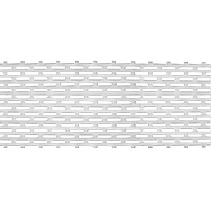 Pannello Decorativo in Acciaio Inox Perforato con Fori Ellittici di Piccole Dimensioni, Piegatura, Taglio e Saldatura Personalizzati, Spessore su Misura - Product Image 3