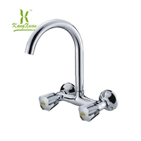 Robinet chauffe-eau d'évier de cuisine à double poignée, robinet à température constante