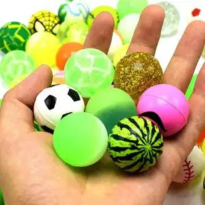 Fabricant de balles rebondissantes en caoutchouc personnalisées 27 32 35 38 45 49mm, bon marché, jouet promotionnel, balle rebondissante pour distributeur automatique