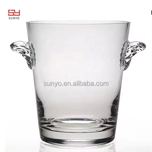 <span class=keywords><strong>Bar</strong></span> en casa Tipos surtidos de copas de vino bohemias Cubo de hielo de cristal verde Copa de vino de gran tamaño - Product Image 6