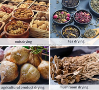 Séchoir alimentaire hybride solaire et à pompe à chaleur, séchoir à économie d'énergie pour les projets agricoles ruraux