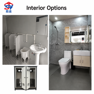 Inodoro Móvil Prefabricado Económico y Moderno, Baño Portátil para Exteriores, Cabina WC con Panel Sándwich, Inodoro Ecológico - Product Image 4