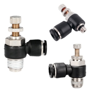 Elbow Straight Male Brass Plastic Push in Fitting Pneumatic Air Fitting <b>Quick</b> <b>Connector</b> Pneumatic Part Cylinder Fittings - Product Image 5