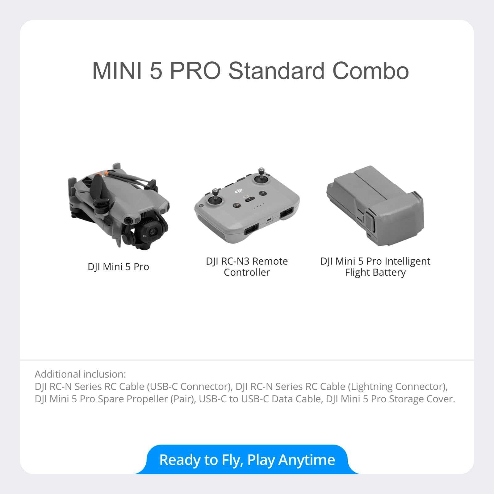 MINI 5 PRO Combo Estándar (RC-N3)