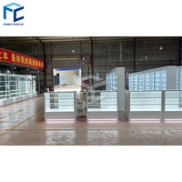 Vitrine de présentation pour boutique, vitrines et présentoirs en verre d'occasion pour bijoux, vitrine pour magasin de tabac