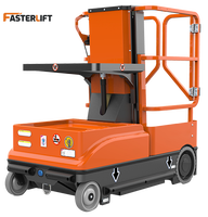 Chariot élévateur électrique auto-propulsé de qualité supérieure, équipement d'entrepôt, 300 kg, avec une hauteur de travail de 5 m