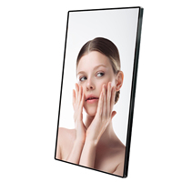 Affichage numérique LCD intérieur, mur vidéo, kiosque avec revêtement anti-reflet, CMS intégré, prise en charge de l'animation de texte, pour centre commercial, sur pied