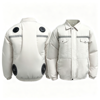 Gilet de refroidissement TEC Semiconductor Peltier avec 2 ventilateurs haute puissance, 100% polyester, vêtements de refroidissement d'été pour hommes et femmes