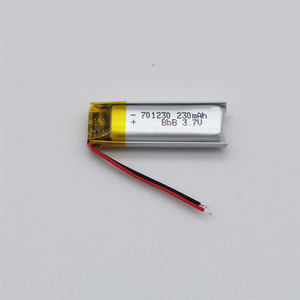 Hot bán <span class=keywords><strong>3.7V</strong></span> 220mAh Pouch <span class=keywords><strong>lithium</strong></span> có thể sạc lại ion polymer tế bào pin 701230 LiPo pin cho GPS - Product Image 4