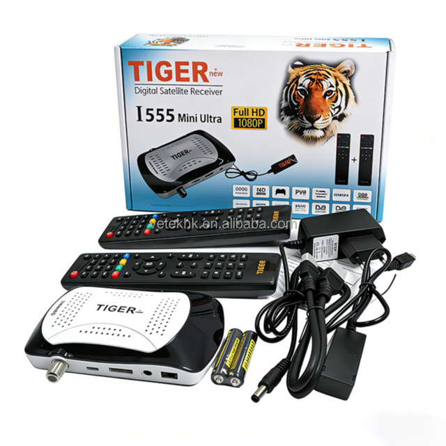Tiger Two IR Sensor DVB-S2 Full HD FTA Satellite TV Receiver Set Top Box