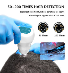 <b>3D</b> Scalp Hair Analysis <b>Camera</b> AI Android Skin Analyzer Machine EU Plug Portable Trichology Device for Home Salon Use - Product Image 3