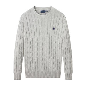 Pullover da <span class=keywords><strong>Uomo</strong></span> Casual Caldo Invernale all'Ingrosso con Etichetta, Maniche Lunghe in Maglia 100% <span class=keywords><strong>Cotone</strong></span> - Product Image 5