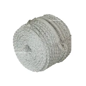 Corde de polyester de 40mm-60mm 8 brins avec la garde protectrice de chafe pour la construction d'amarrage d'industrie