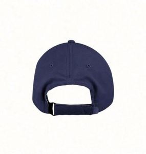 Sombrero de lona de 6 paneles estilo hip-hop deportivo con 6 ojales bordados, el mejor sombrero de abuelo azul marino para ciclismo, actividades al aire libre, playa y béisbol. - Product Image 3