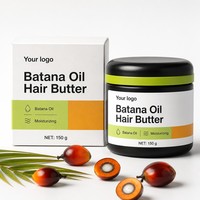 Beurre capillaire quotidien avancé, naturel, doux et efficace, à l'huile de Batana, hydratant, professionnel et de qualité supérieure, avec logo personnalisé, directement de l'usine