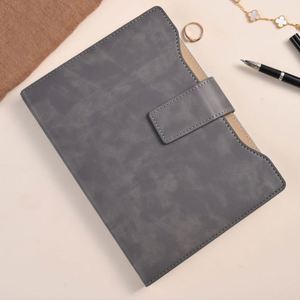 Carnet de notes A5 en cuir PU de haute qualité, couverture rigide, journal, vente en gros - Product Image 4