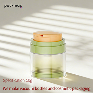 50g PP Vacuum <b>Pump</b> Cream <b>Bottle</b> – Refillable Face Cream & Sunscreen Lotion <b>Dispenser</b> - Product Image 2