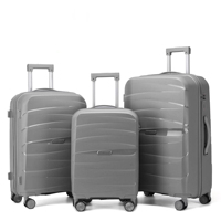 Juego de Maletas de Viaje Suaves Unisex MARKSMAN de 3 Piezas, Maletas con Ruedas Giratorias de 20, 24 y 28 Pulgadas, Marca Airport