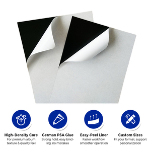 Album photo en feuille de PVC, feuille de PVC autocollante, album photo, colle adhésive à froid pour album, comment utiliser - Product Image 2