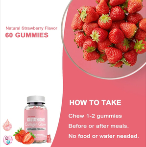 Gomitas Gluta Plus con Glutatión y Colágeno para un Brillo Radiante, 60 Piezas, Fórmula Antienvejecimiento, Suplemento Dietético - Product Image 2