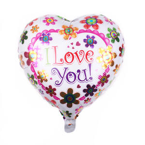 Ballon en feuille de <span class=keywords><strong>film</strong></span> d'aluminium «Je t'aime» en forme de coeur de 18 pouces pour les mariages et les fêtes de la Saint-Valentin Nouvelles décorations de fête - Product Image 3