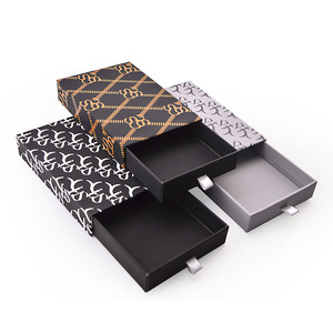 Hộp Quà Tặng Giấy Hình Ngăn Kéo In Đủ Màu Thanh Lịch Hộp Gói Quà Tặng Khăn Lụa Tùy Chỉnh Có Logo UV - Product Image 1