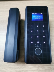 Slim Smart <b>Lock</b> for Glass Door WiFi Tuya <b>Digital</b> Fingerprint <b>Lock</b> for Office Aluminum Door Narrow Frame Electronic <b>Lock</b> EU - Product Image 2