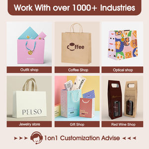 Bolsa de Papel de Lujo para Compras y Regalos a Bajo Precio de Fábrica con Logos - Product Image 4