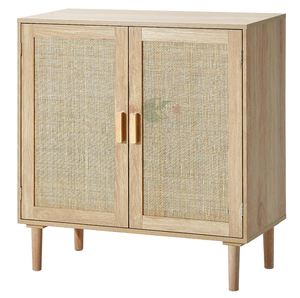 <span class=keywords><strong>Buffet</strong></span> blanc avec rangement, fermeture magnétique, étagères réglables, pour couloir, entrée, salon - Product Image 1