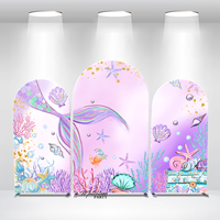 Potable en alliage d'aluminium Tube anniversaire mariage bébé douche fête arc toile de fond couverture de support mural
