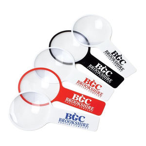 مكبر كتاب صديق للبيئة مقاس 140×70 ملم، مكبر بلاستيكي شفاف من مادة PVC بتكبير 3 أضعاف، أداة قراءة بصرية للترويج - Product Image 2