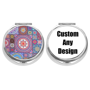 Medicine Pill Case For Purse,Customized Logo 3 Compartment Round Portable Small Metal Pill Box