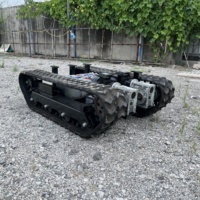 Chenilles en caoutchouc pour robot