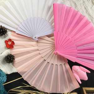 Abanico Plegable Clásico de Plástico Sólido de 13 Pulgadas al por Mayor para Verano, Danza y Manualidades para Damas - Product Image 5