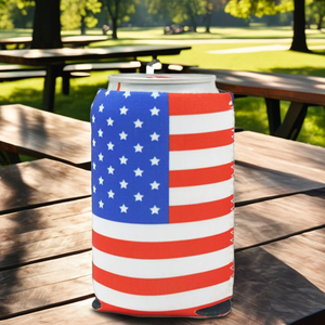 Refroidisseurs de canettes de bière réutilisables Koozies en néoprène et PU personnalisés avec sublimation et motifs imprimés et logo personnalisé - Product Image 4