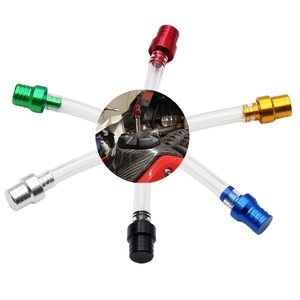 Aluminum Alloy Motorcycle Fuel Tank Air Vent Gas Cap Oil Vent Breather Hose <b>Tube</b> <b>for</b> Dirt <b>Bike</b> Pit <b>Bike</b> ATV All Motorcycles - Product Image 2