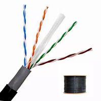 Câble Réseau Ethernet Extérieur Cat6 UTP Non Blindé, 4 Paires Torsadées, 305m (1000ft), Prix au Rouleau - Offre Spéciale