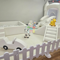 Maison de rebond de fosse à balles mobile portable blanche équipement de terrain de jeu intérieur pour enfants pour les fêtes scolaires