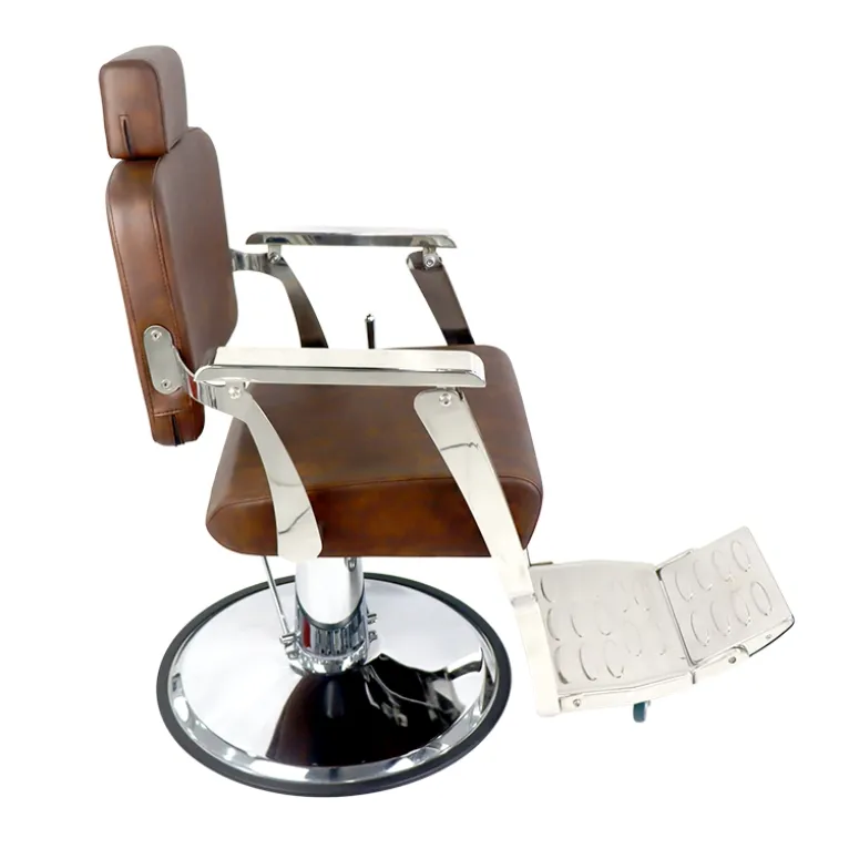 Высококачественное коричневое регулируемое кресло для салона красоты