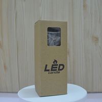 Lampe à bougie LED rechargeable, lumière de bougie LED avec motif personnalisable
