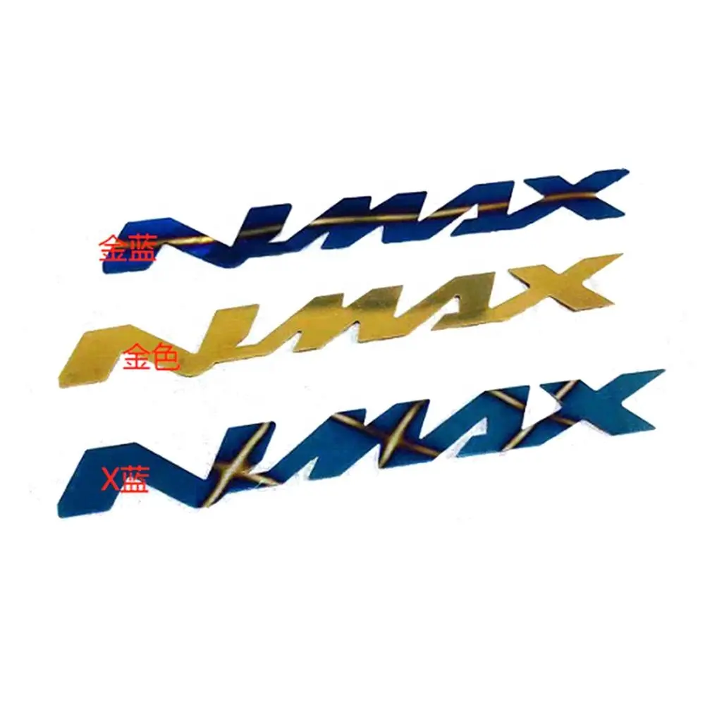 Shark Power Motorfiets Accessaries 3D Brief Decoratie Label Metalen Sticker Embleem Badge Logo Accessoires Voor Yamaha Nmax155