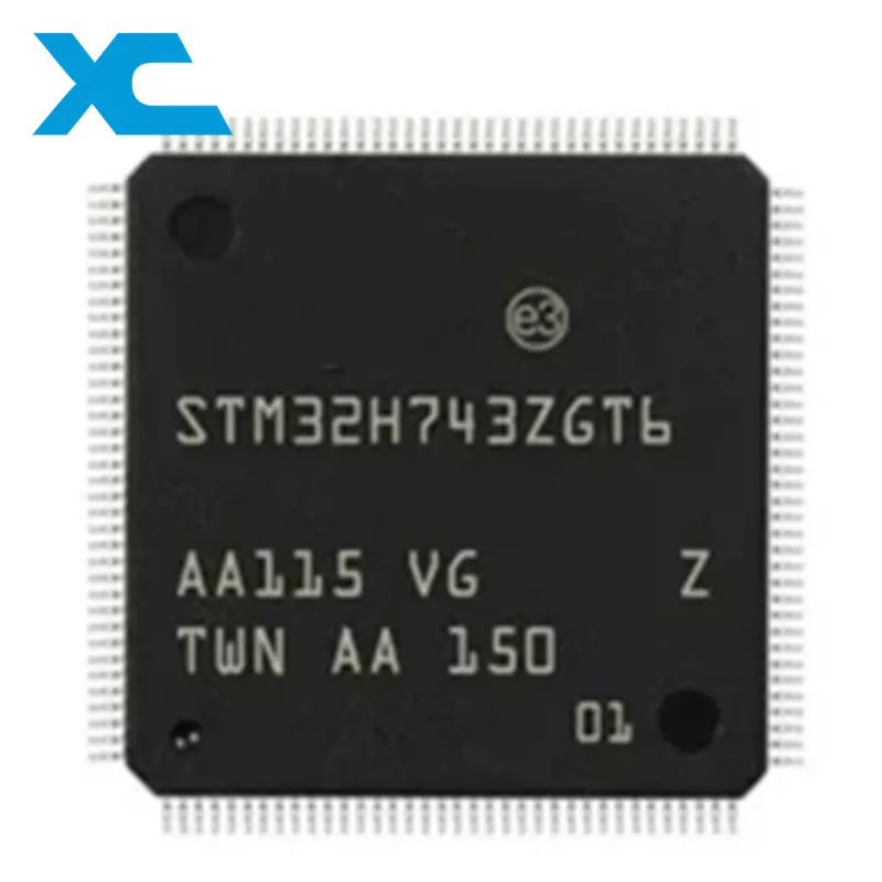 Microcontroller STM32H743ZGT6 LQFP144 Integrated Circuit MCU ARM STM32H STM32H743 component electronics Parts IC Chips