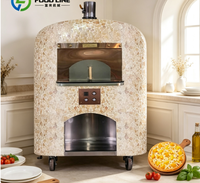 Oven Pizza 260c Oven Pizza Putar Oven Pizza dengan Pembakar Oven Pizza Komersial Oven Pizza Listrik