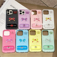 Étui de téléphone Lichicase avec miroir de maquillage, style girly, pour Oppo Reno 15 Reno 15 Pro, TPU PC 2 en 1, coque arrière