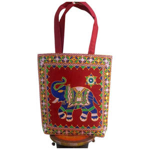 Bolsa de Mano Personalizada, Moderna, Hecha a Mano, con Bordado, Bolsa de Tela Resistente para Ir de Compras y Uso Diario - Product Image 1