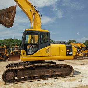 Komatsu 220-7เครื่องขุดมือสองถังน้ำหนัก22ตันปั๊มเครื่องยนต์125kw - Product Image 4